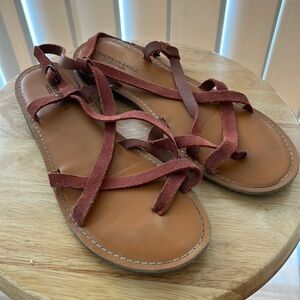American Eagle Leather Sandals